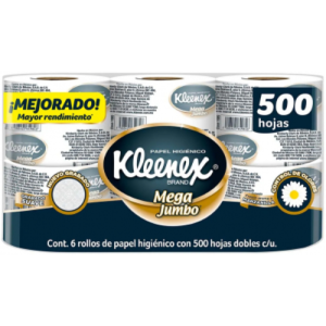 Kleenex Mega Jumbo Toilet Paper 6 Rolls