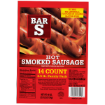 Bar S Hot Smoked Sausange 2.5 Lb.