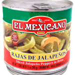 EL MEXICANO RAJAS DE JALAPEÑOS 4.2 OZ.