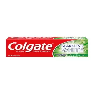 Colgate Toothpaste Sparkling White (Mint Zing Gel)_x000D_ 8oz