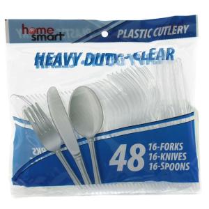 HOME SMART PLASTIC FORKS 48 PZ