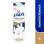 LALA SEMI 2% LECHE REDUCIDA EN GRASA 1L.