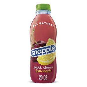 Snapple Black Cherry Lemonade Juice 20 Oz.