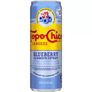 TOPOCHICO AGUA MINERAL BLUEBERRY CAN 12 OZ