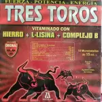 TRES TOROS 10 MICROBOTELLAS DE 15 mL.