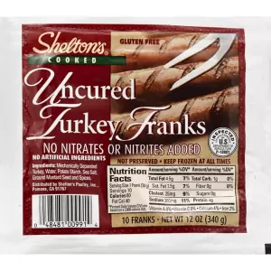 Uncured Turkey Franks 10 Serv.