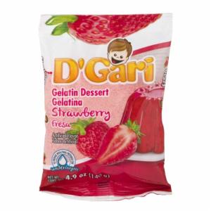 Dgari Gelatina Fresa 4.20 Oz