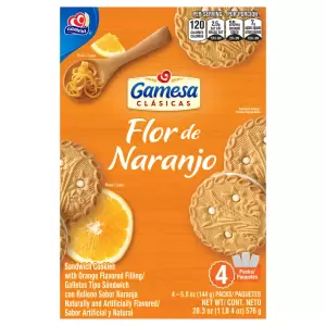 Gamesa Clasicas Flor De Naranjo 4 Pk 20.3 Oz