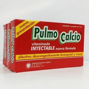 PULMO CALCIO VITAMINA INYECTABLE 5 mL.