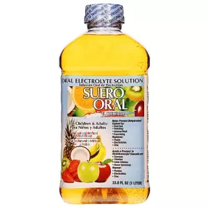 Suero Oral Fruit Flavor 33.8 Oz.