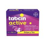 TABCIN ACTIVE CAPSULA GRIPE Y TOS 12 CAPSULA 271.25 mL.