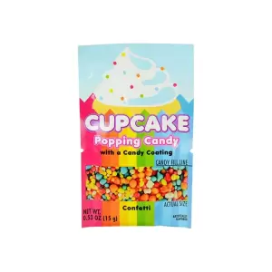 Cupcake Popping Candy With A Candy Coating 0.53 Oz.