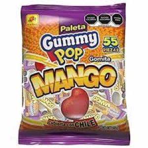 De La Rosa Gummy Pop Mango 55 Pz