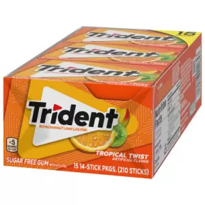 Trident Gum Tropical Twist 14 Pk.