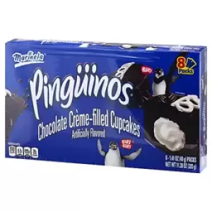 PINGUINOS CUPCAKES 8 PACKS  11.28 OZ.