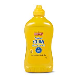 Burmans Yellow Mustard 20 oz.