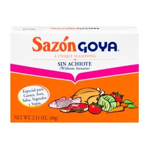 Goya Sazon Sin Achiote 3.52 Oz