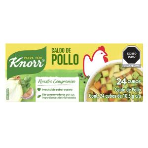 Knor Caldo Con Sabor De Pollo 24 cubos 9.3 Oz