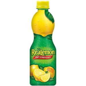 Realemon 100 Lemon Juice 8 Oz.