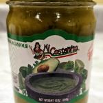 Mi Costeñita Salsa Yola Salsa Estilo Guacamole 12oz.