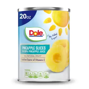 Dole Pineapple Slices In 100% Juice 20oz - Wic