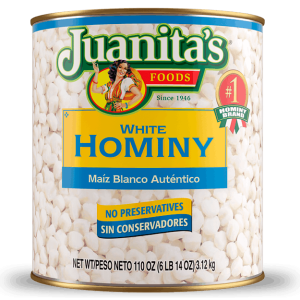 Juanitas White Hominy 6 Lb. 14 oz.