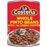 La Costeña Frijoles Pintos Enteros Con Jalapeños 19.5 Oz