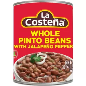 La Costeña Frijoles Pintos Enteros Con Jalapeños 19.5 Oz