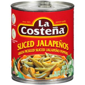 La Costeña Sliced Jalapenos Picked 28 Oz.