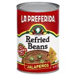 La Preferida Frijoles Pintos Refritos Con Jalapeños 16 Oz