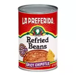 La Preferida Refried Pinto Beans Spicy Chipotle 16oz.