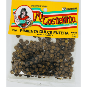 Mi Costeñita Pimienta Dulce Entera 1 Oz