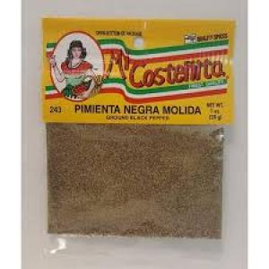 Mi Costeñita Pimienta Negra Molida 1 Oz