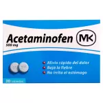 Acetaminofen 500 Mg