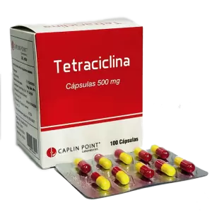 Tetraciclina 500 Mg 100 Capsulas