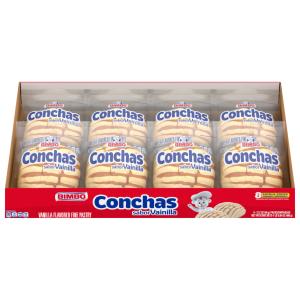 Bimbo vanilla conchas 8 ct 16.96 oz