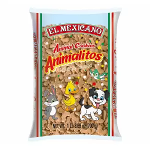 El mexicano  galletas animalitos 1lb