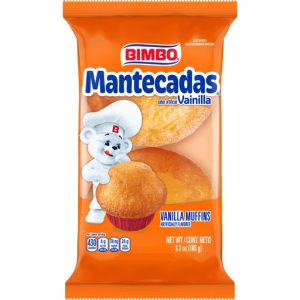 Bimbo mantecadas muffins 3.7 oz