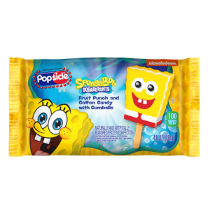 Popsicle Spongebob Face Fruit Punch Popsicle