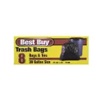 Best Buy Trash Bags 30 Gal 8ct