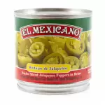 EL MEXICANO CHILES JALAPENOS 12 OZ