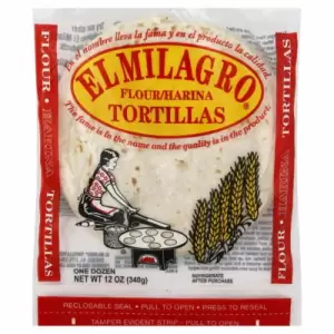 El Milagro Caseras Tortilla De Harina 12 Oz