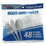 HOME SMART PLASTIC FORKS 48 PZ