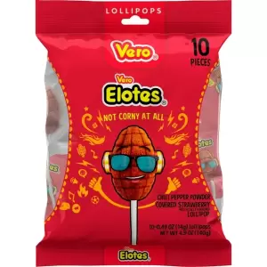 Vero Strawberry Flavored Elotes w/Chile 10ct Bag