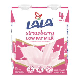 Lala Strawberry 4 Pack 32 Fl Oz