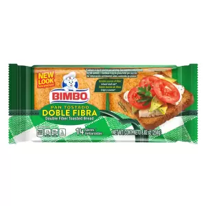 Bimbo Pan Tostado Doble Fibra 8.82 Oz