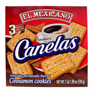 El Mexicano Galletas Canelas 17.99 Oz