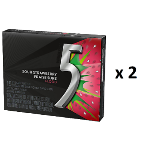 5 Gum Strawberry Flood