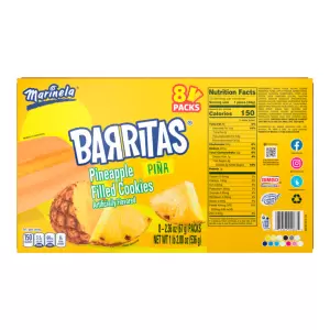 BARRITAS PINEAPPLE 8 PACKS 2.88 OZ.