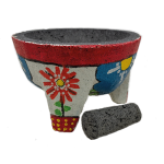 Molcajete Talavera Decorado 8"